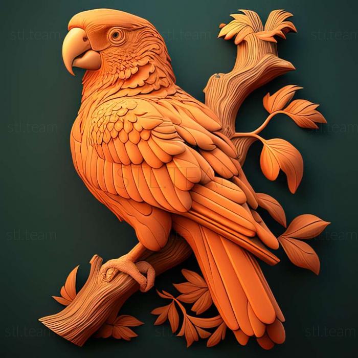 3D model parrot (STL)